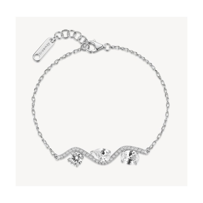 Bracciale BROSWAY FANCY in argento 925 e cristalli bianchi FIW182
