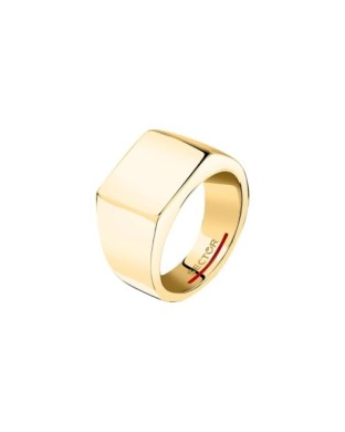 Anello Uomo SECTOR Basic SZS1640-23 in acciaio dorato Misura 23