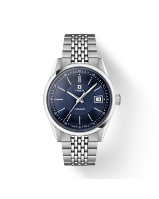 Orologio TISSOT Visodate 39MM T1574071104100 Blue cinturino in acciaio