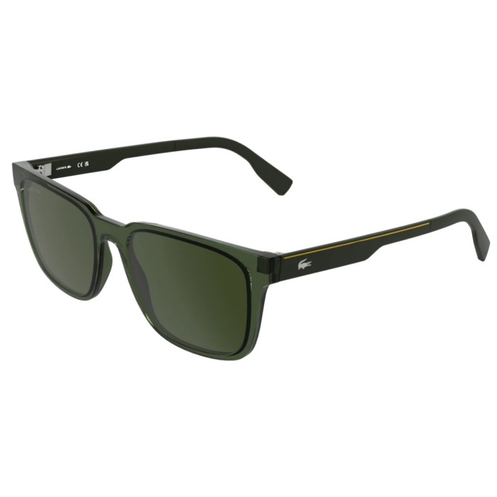 Occhiali da sole LACOSTE L6077S 301 Transparent Green 55