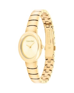 Orologio CALVIN KLEIN Twisted Bezel 25100147 Gold in acciaio dorato