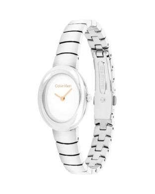 Orologio CALVIN KLEIN Twisted Bezel 25100149 Silver in acciaio