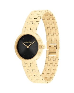 Orologio CALVIN KLEIN Forme 25100187 Black in acciaio dorato