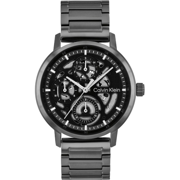 Orologio Uomo CALVIN KLEIN Gauge 25200563 Black in acciaio brunito