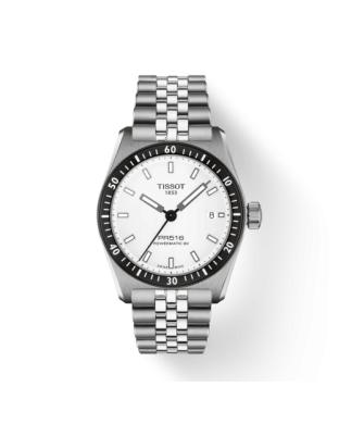 Orologio TISSOT PR516 38MM T1494071103100 White cinturino in acciaio