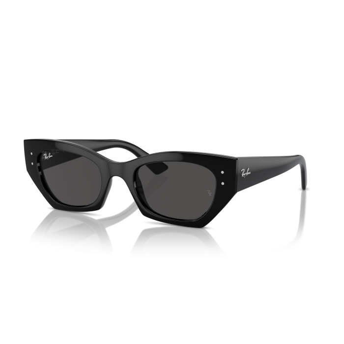 Occhiali sole RAY-BAN Zena RB4430 667787 49 Black Dark Grey