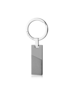 Portachiavi Uomo S'AGAPO Bound SBD51 in acciaio 316L pvd rutenio