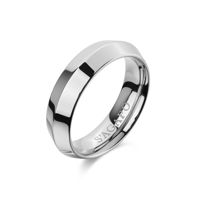 Anello Uomo S'AGAPO Bound SBD31B 316L Misura 21