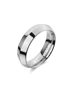 Anello Uomo S'AGAPO Bound SBD31C 316L Misura 23