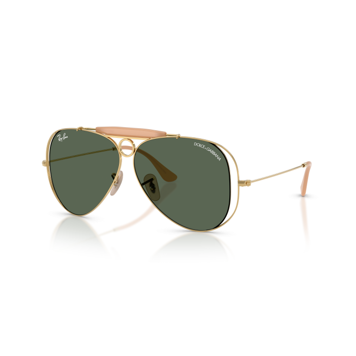 Occhiali sole RAY-BAN THE SHOOTER BY DOLCE & GABBANA RB3138M 001/71 Arista Dark Green 58