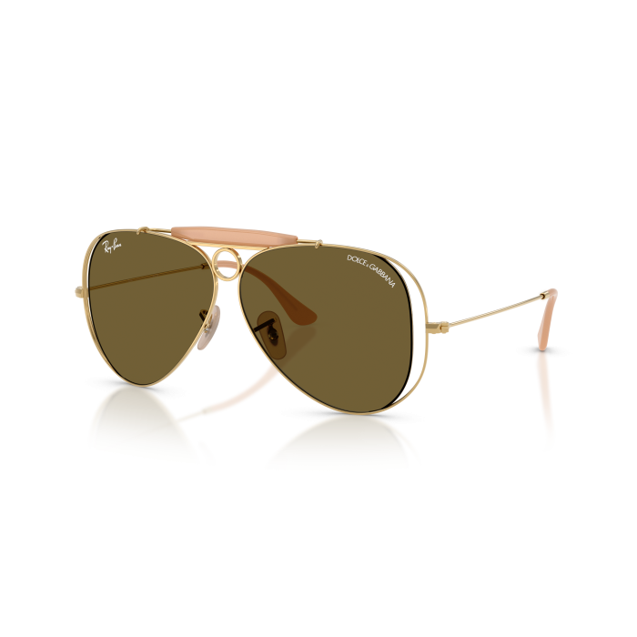 Occhiali sole RAY-BAN THE SHOOTER BY DOLCE & GABBANA RB3138M 001/73 Arista Dark Brown 54