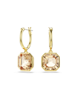 SWAROVSKI MILLENIA:ORECCHINO A BUCO ASCHER LCTO/GO