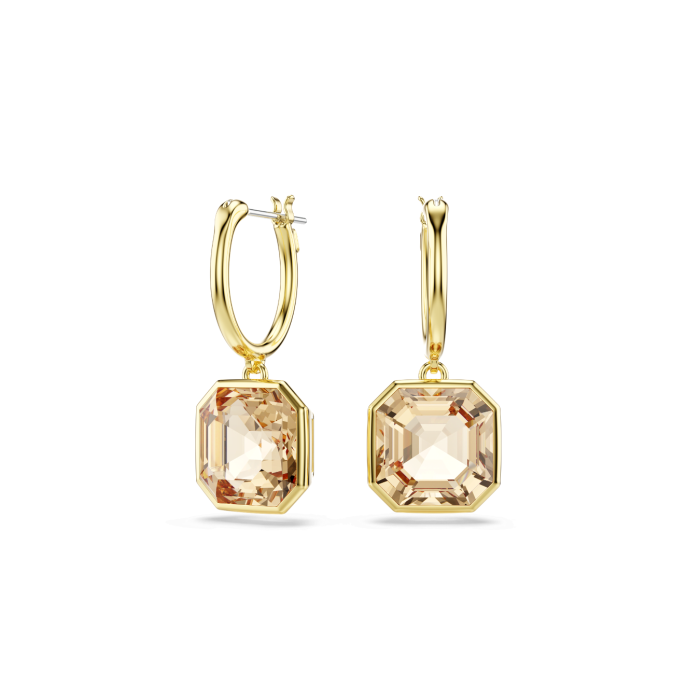 SWAROVSKI MILLENIA:ORECCHINO A BUCO ASCHER LCTO/GO