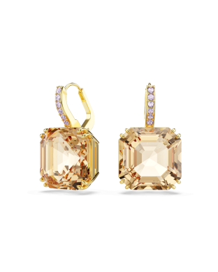 SWAROVSKI MILLENIA:ORECCHINO A BUCO SQUARE LCTO/GO