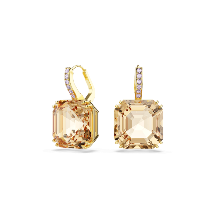 SWAROVSKI MILLENIA:ORECCHINO A BUCO SQUARE LCTO/GO