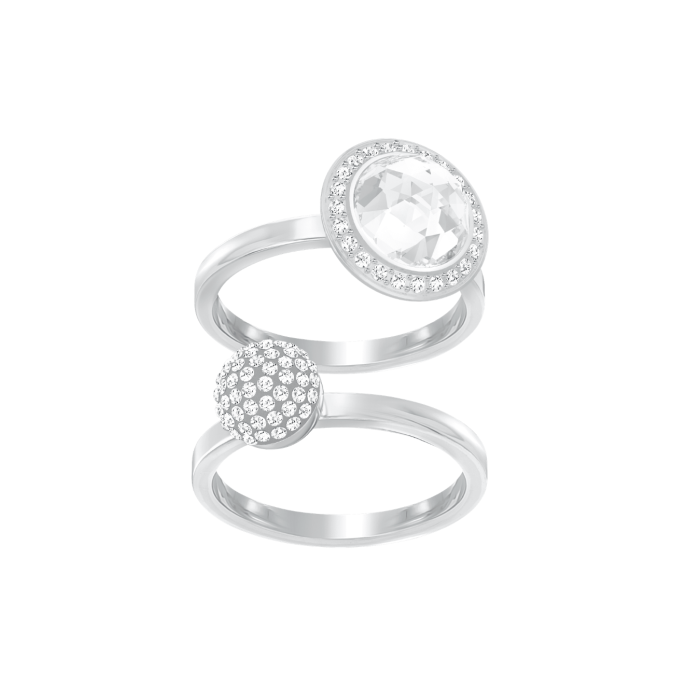 SWAROVSKI HOTE:ANELLO SET CRYSSHA/RHS 52