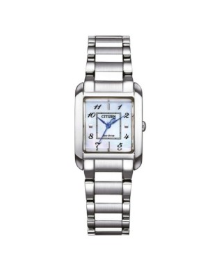 Orologio CITIZEN Lady Square EW5600-87D Nacre con cinturino in acciaio