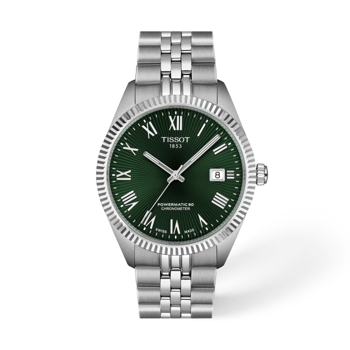 Orologio TISSOT Ballade Cosc 39MM T1564081109300 Green cinturino in acciaio