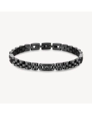 Bracciale Uomo BROSWAY Riptide BTD067 in acciaio 316L  pvd rutenio