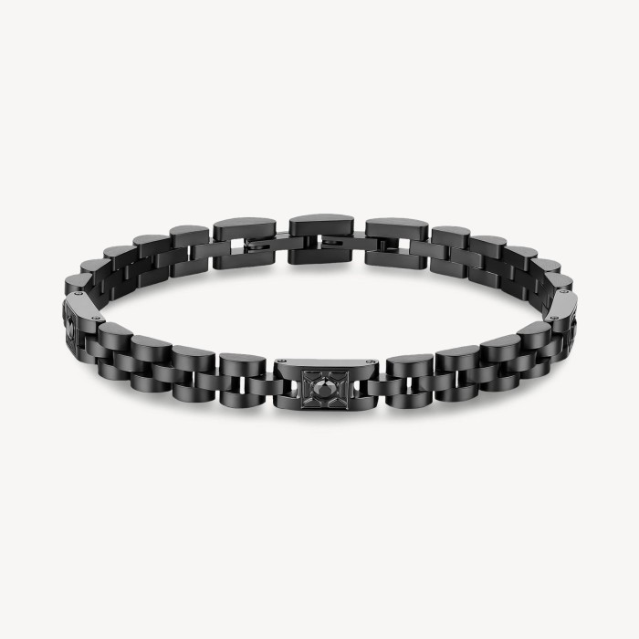 Bracciale Uomo BROSWAY Riptide BTD067 in acciaio 316L  pvd rutenio