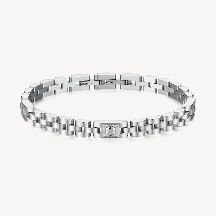Bracciale Uomo BROSWAY Riptide BTD063 in acciaio 316L  ed elemento vite