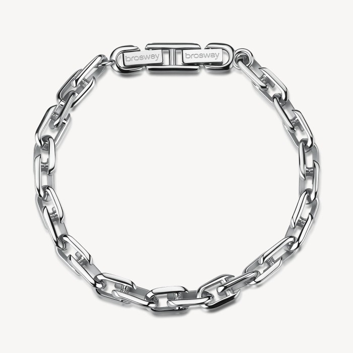Bracciale catena Uomo BROSWAY Nemesi BNE12 in acciaio 316L