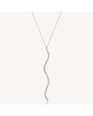 Collana lunga BROSWAY Desideri BEIN027 in acciaio 316L con pendenti di cristalli