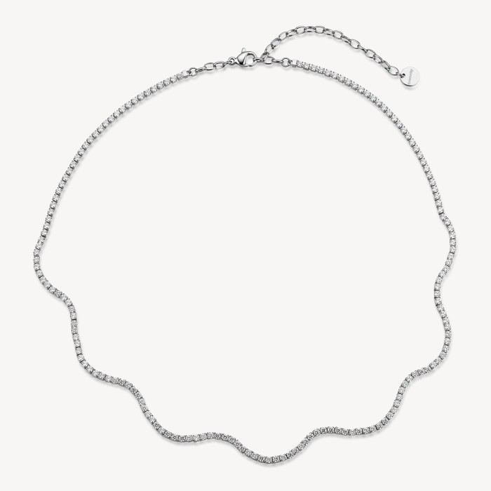 Collana tennis BROSWAY Desideri BEIN029 in acciaio 316L con cristalli