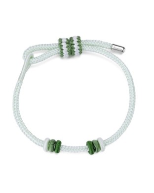 Bracciale regolabile  ROSATO Storie RZB046 in cordino intrecciato verde