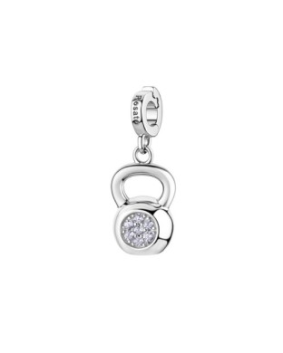 Charm ROSATO Storie RZ267R in argento 925 a forma di Kettlebell
