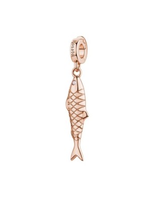 Charm ROSATO Storie RZ265 in argento 925 rosato a forma di Pesce