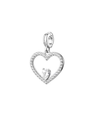 Charm ROSATO Storie RZLE090R in argento 925 a forma di Cuore LIMITED EDITION FESTA DELLA MAMMA