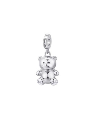 Charm ROSATO Storie RZ027R in argento 925 a forma di Orsacchiotto