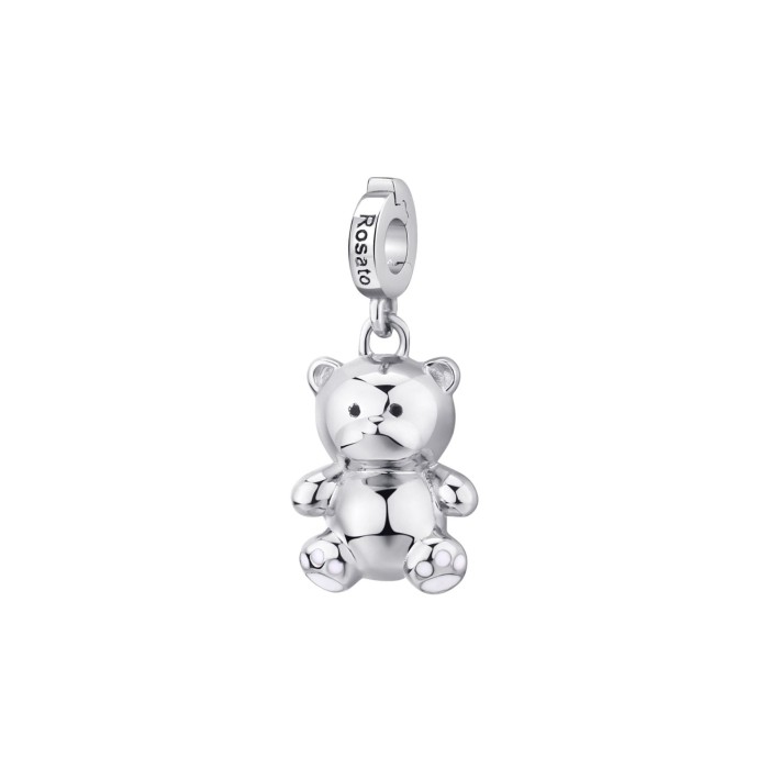 Charm ROSATO Storie RZ027R in argento 925 a forma di Orsacchiotto