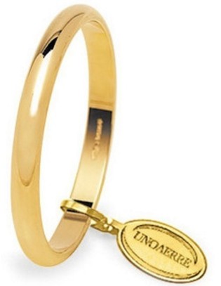 Fede UNOAERRE Fedi Classiche gr. 3 Francesina in oro giallo