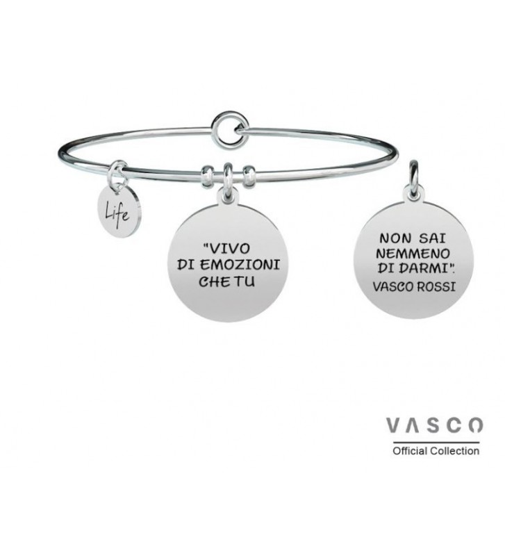 Bracciale KIDULT FREE TIME Vasco Official Collection - 731465 Vivo di emozioni..
