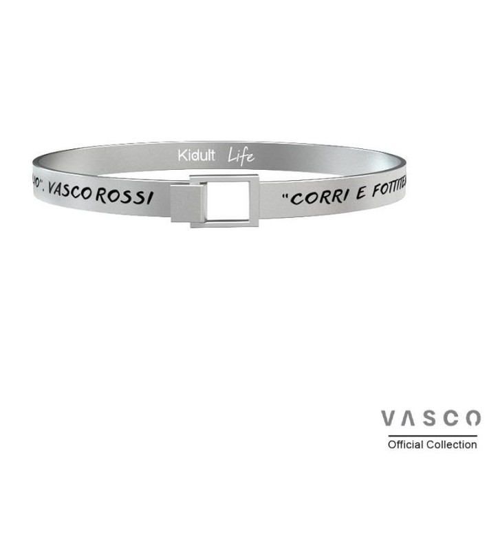 Bracciale KIDULT UOMO FREE TIME Vasco Official Collection - 731476 Corri e fottitene