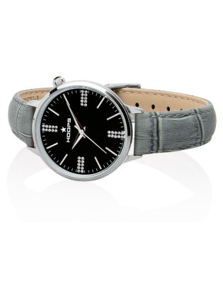 SALDI Orologio HOOPS CLASSIC CHIC Silver Grey Black 2609LD-S04