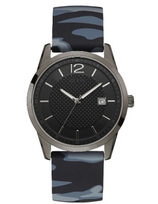 SALDI Orologio GUESS Gent PERRY Silicone - W0991G6 Camuflage Black