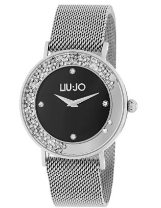 Orologio Liu-Jo LUXURY DANCING SLIM in Acciaio e Cristalli - TLJ1342 Silver Black