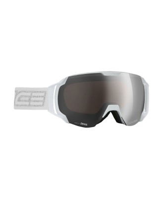 Maschera da sci SALICE 619DARWF Bianco-Argento lenti Antifog RW Nero