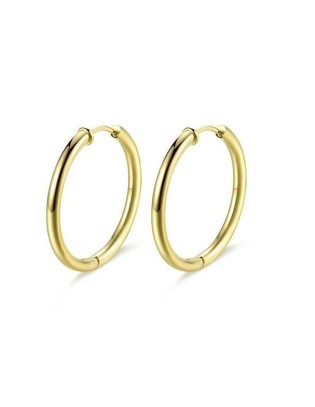 Orecchini S'AGAPO' HAPPY EARS acciaio - SHEA04 Gold