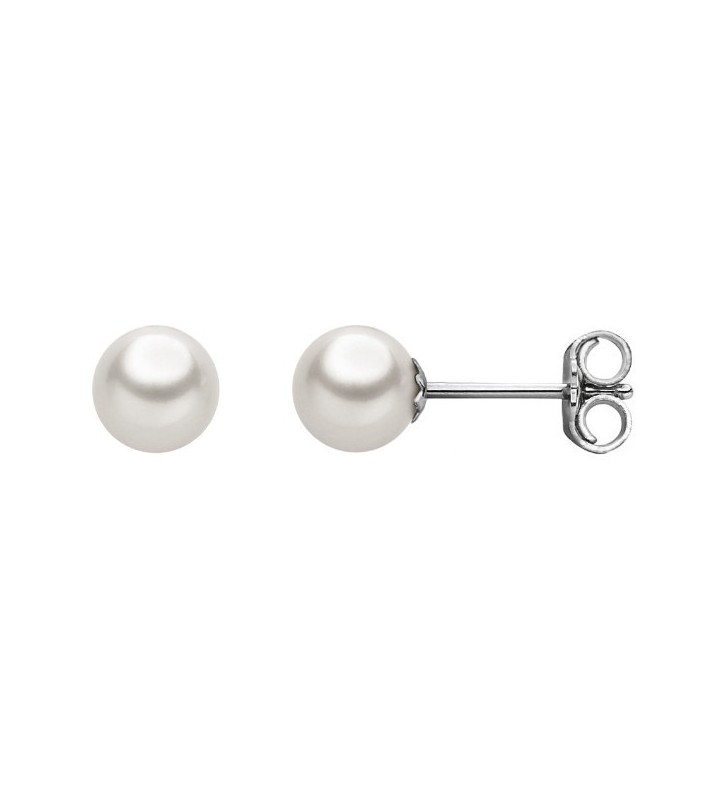 Orecchini COMETE GIOIELLI di perle e oro bianco ORP148B